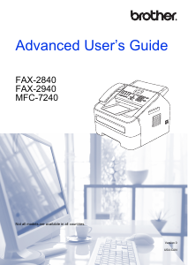 Handleiding Brother MFC-7240 Multifunctional printer