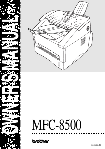 Handleiding Brother MFC-8500 Multifunctional printer