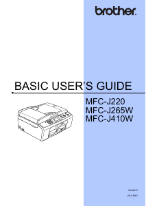 Manual Brother MFC-J410 Multifunctional Printer