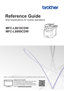 Handleiding Brother MFC-L8900CDW Multifunctional printer