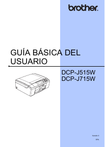 Manual de uso Brother DCP-J715W Impresora multifunción