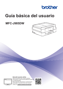 Manual de uso Brother MFC-J985DW(XL) Impresora multifunción