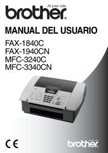 Manual de uso Brother MFC-3240C Impresora multifunción