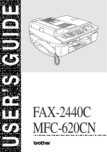 Manual Brother FAX-2440C Multifunctional Printer