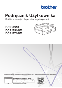 Instrukcja Brother DCP-T310 Drukarka wielofunkcyjna