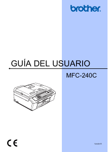 Manual de uso Brother MFC-240C Impresora multifunción