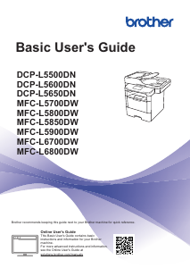 Manual Brother DCP-L5600DN Multifunctional Printer