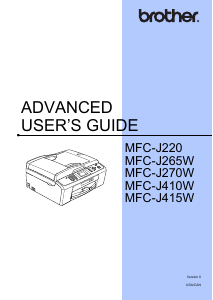 Manual Brother MFC-J415W Multifunctional Printer