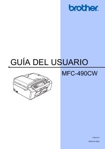 Manual de uso Brother MFC-490CW Impresora multifunción
