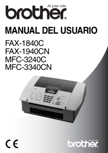 Manual de uso Brother MFC-3340CN Impresora multifunción