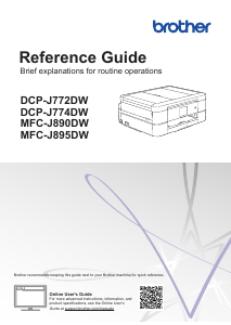 Manual Brother MFC-J890DW Multifunctional Printer