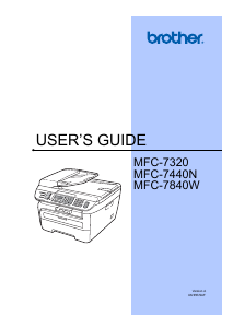 Handleiding Brother MFC-7320R Multifunctional printer