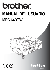 Manual de uso Brother MFC-640CW Impresora multifunción