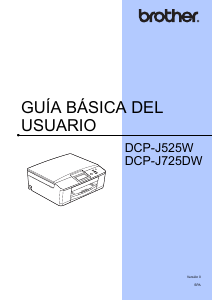 Manual de uso Brother DCP-J525W Impresora multifunción