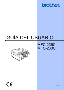 Manual de uso Brother MFC-260C Impresora multifunción