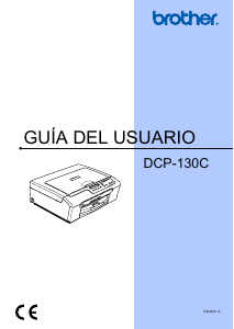 Manual de uso Brother DCP-130C Impresora multifunción