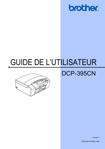 Mode d’emploi Brother DCP-395CN Imprimante multifonction