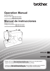 Manual Brother SB170 Sewing Machine