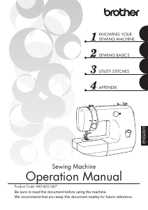 Manual de uso Brother LX3014 Máquina de coser