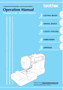 Manual Brother LB6810 Sewing Machine