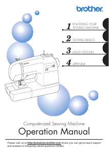 Manual Brother HS-2000 Sewing Machine