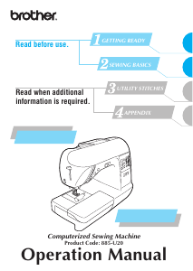 Manual Brother Innov-is 210 Sewing Machine