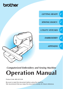 Manual Brother SB8000 Sewing Machine