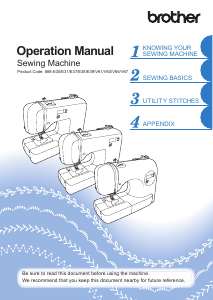 Manual Brother CS5055PRW Sewing Machine