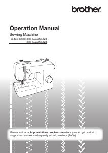 Manual Brother JK2500NT Sewing Machine