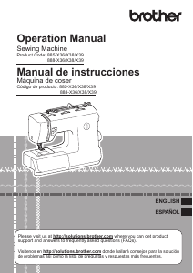Manual de uso Brother XL5900 Máquina de coser