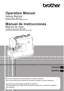 Manual de uso Brother ST531HD Máquina de coser