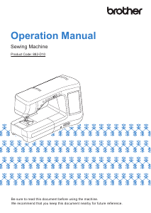 Manual Brother Innov-is VQ2400 Sewing Machine