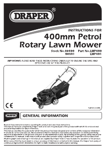 Manual Draper LMP400 Lawn Mower