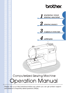 Manual Brother SQ9050 Sewing Machine