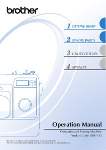 Manual Brother ST150HDH Sewing Machine