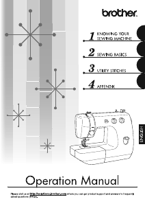Manual de uso Brother LS2250PRW Máquina de coser