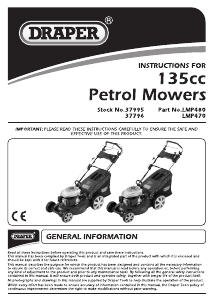 Manual Draper LMP470 Lawn Mower