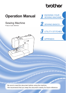 Manual Brother XR3340 Sewing Machine