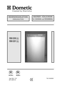 Bedienungsanleitung Electrolux RM6391L Kühlschrank