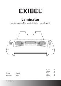 Bruksanvisning Exibel LA4G Laminator
