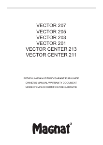 Bedienungsanleitung Magnat Vector 201 Lautsprecher