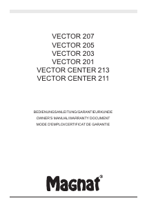 Manual Magnat Vector 203 Altifalante