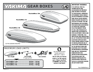 Manual Yakima RocketBox 11 Roof Box