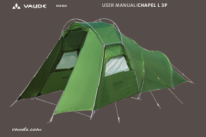 Handleiding Vaude Chapel L 3P Tent