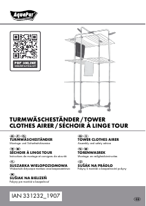 Manual AquaPur IAN 331232 Clothes Drying Rack