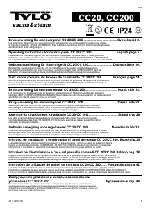 Manuale Tylö CC20 Termostato