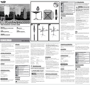 Manual AquaPur IAN 331482 Clothes Drying Rack