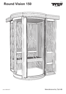 Bruksanvisning Tylö Round Vision 150 Bastu