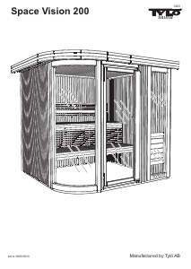 Bedienungsanleitung Tylö Space Vision 200 Sauna