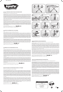 Manual AquaPur IAN 107647 Masă de călcat